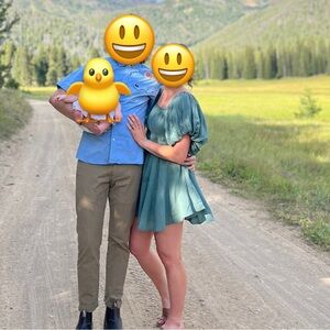 Altar’d State Green Mini Dress